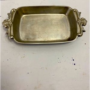 Pewter serving tray